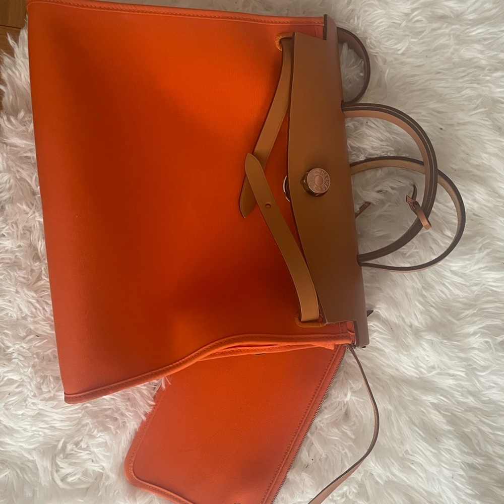 Hermes herbag zip 31 orange